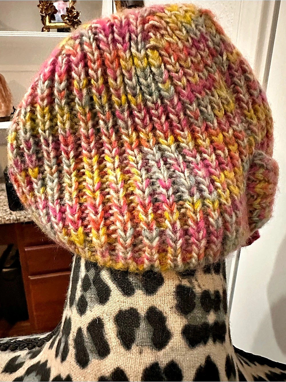 Multicolor Knit Hat - Picture 3 of 3